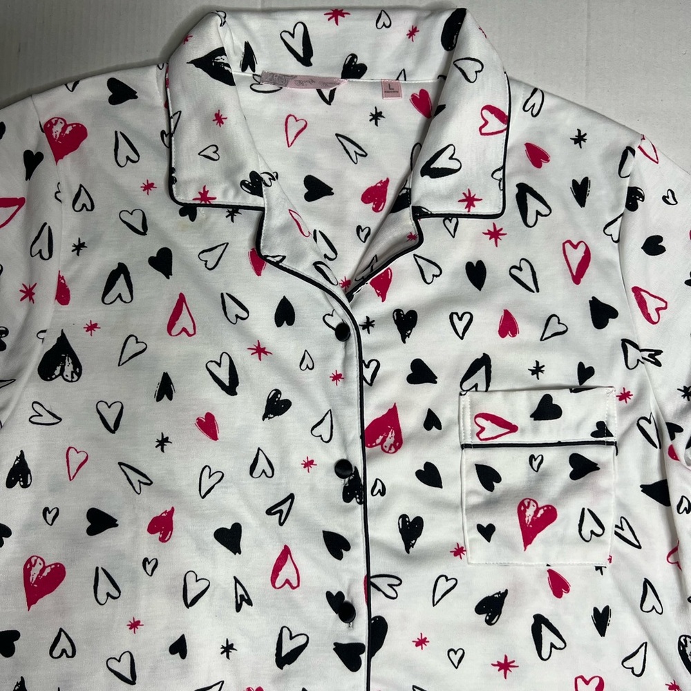 New Body Touch Woman’s Button Down Nightgown Pajama Dress - Picture 4 of 10